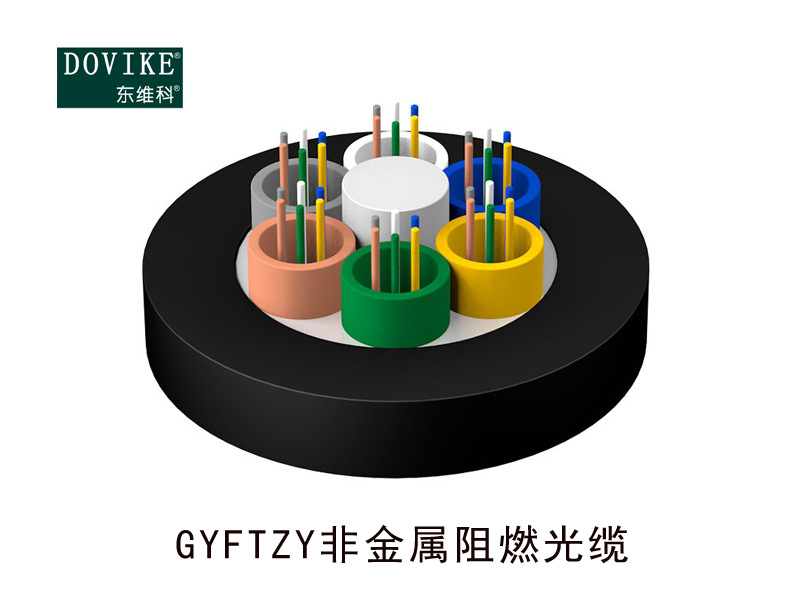 GYFTZY非金屬阻燃光纜  24芯GYFTZY阻燃光纜--江蘇東維通信科技有限公司