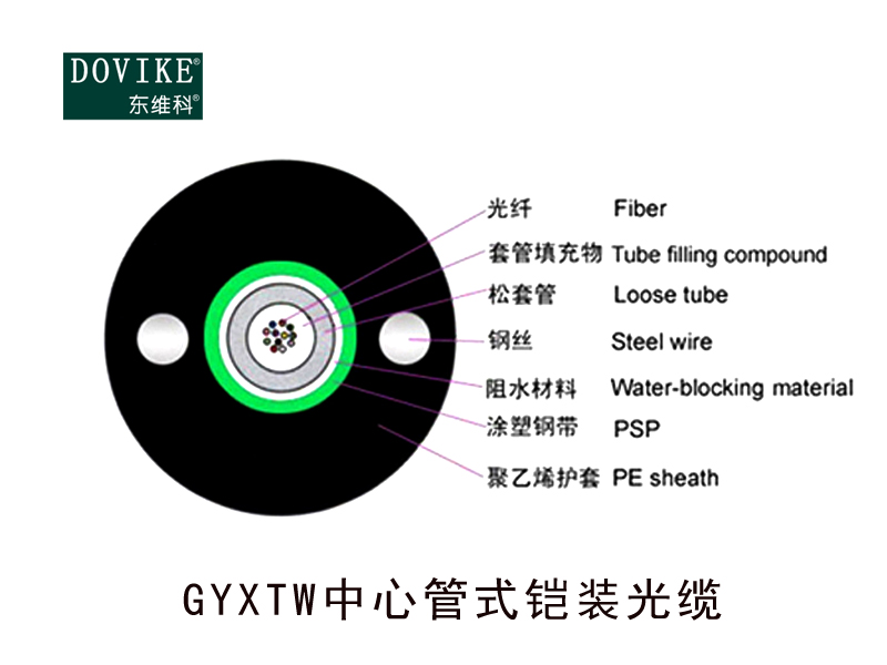 GYXTW鎧裝光纜 12芯GYXTW鎧裝光纜--江蘇東維通信科技有限公司