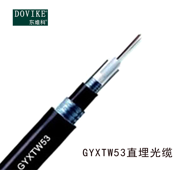 GYXTW53室外鎧裝直埋光纜，12芯GYXTW53埋地光纜廠家--江蘇東維通信科技有限公司